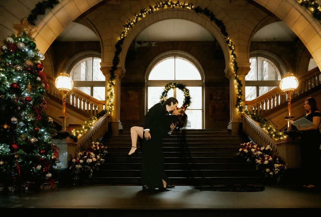 Self-uniting wedding ceremony at the Allegheny County Courthouse in Pittsburgh