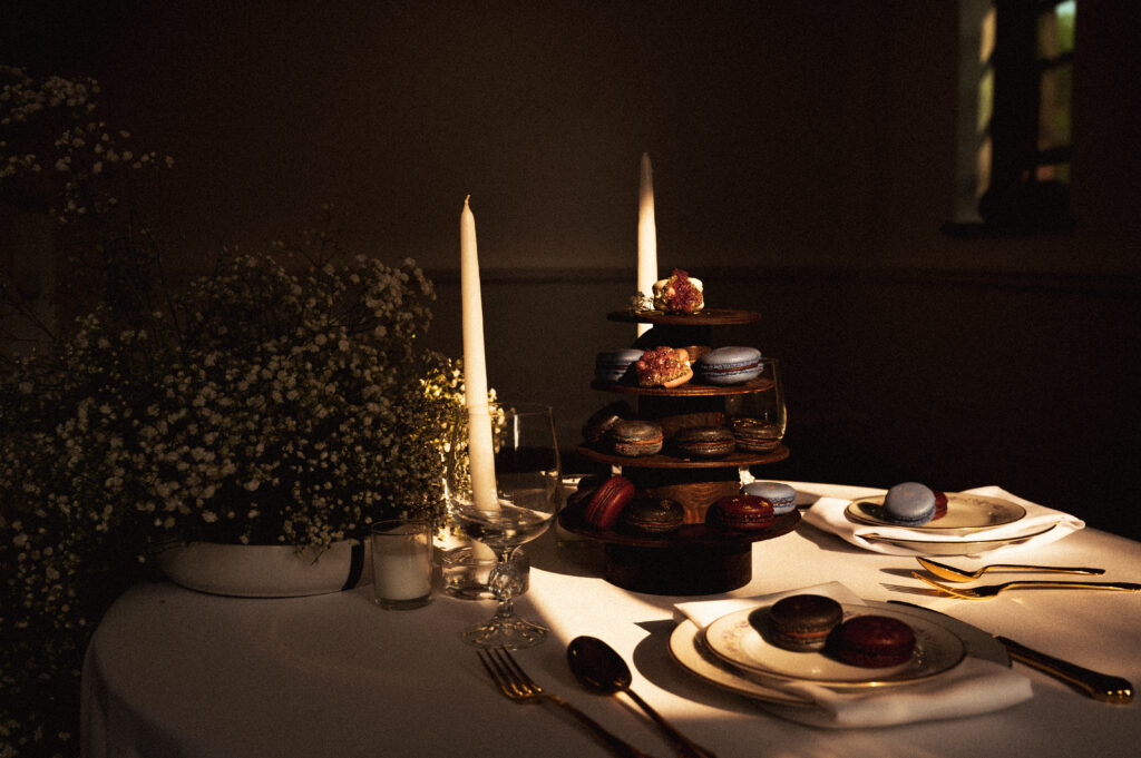 luxury wedding reception table decor Pittsburgh wedding photographer