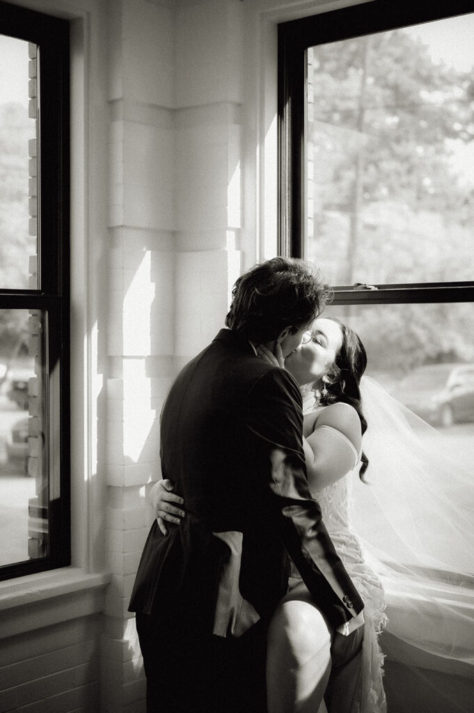documentary wedding portrait Pittsburgh courthouse architecture