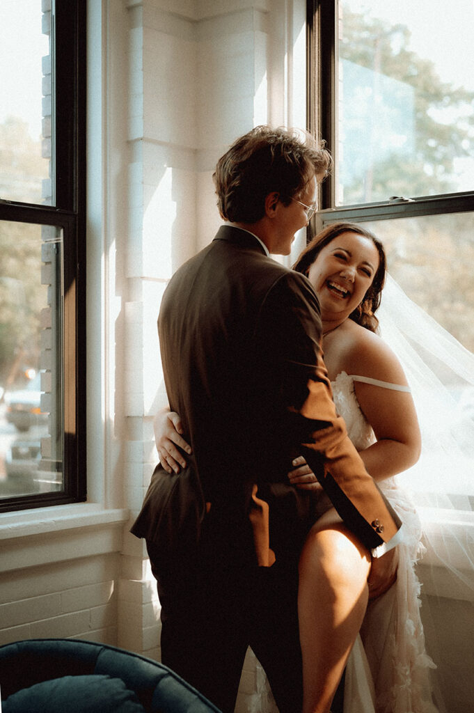 romantic first dance documentary wedding photography Pittsburgh