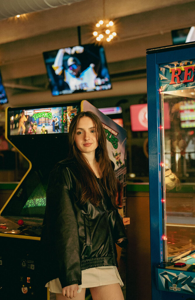 Urban senior portraits in Pittsburgh with modern and fashion-inspired style