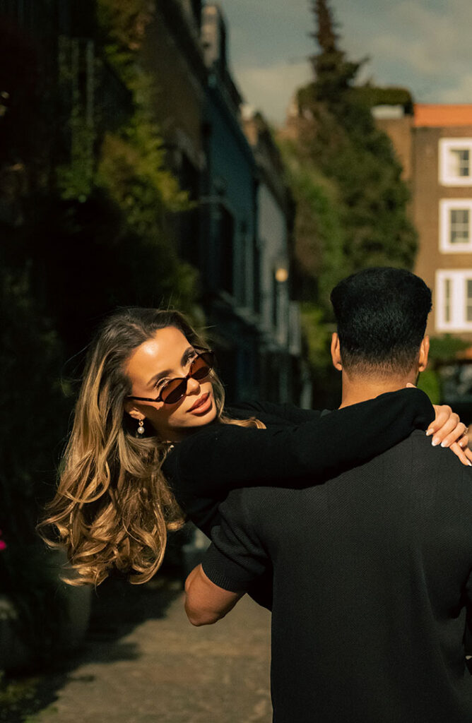 Couple during Editorial Photo Session in Notting Hill