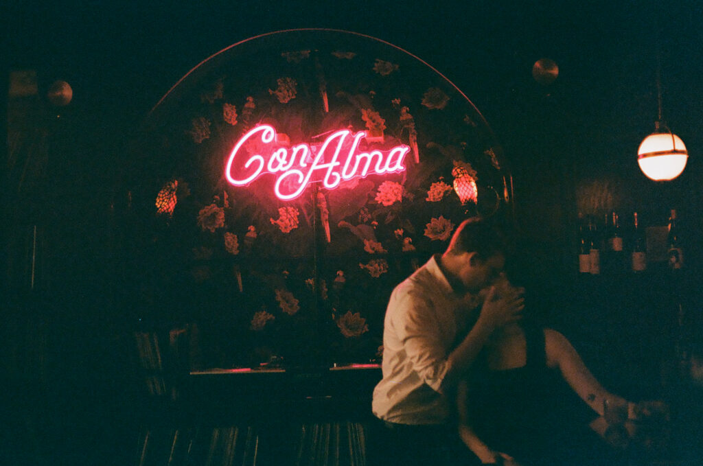 film photography couple Pittsburgh editorial night session Con Alma