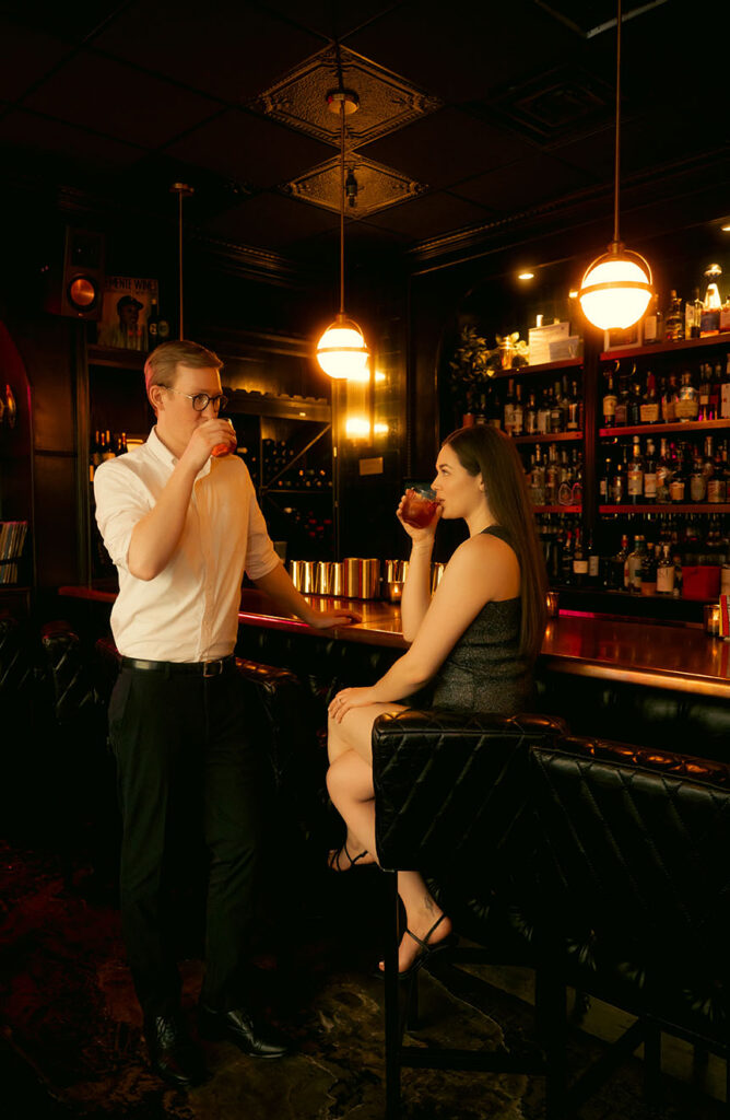 documentary engagement photography Pittsburgh night session Con Alma