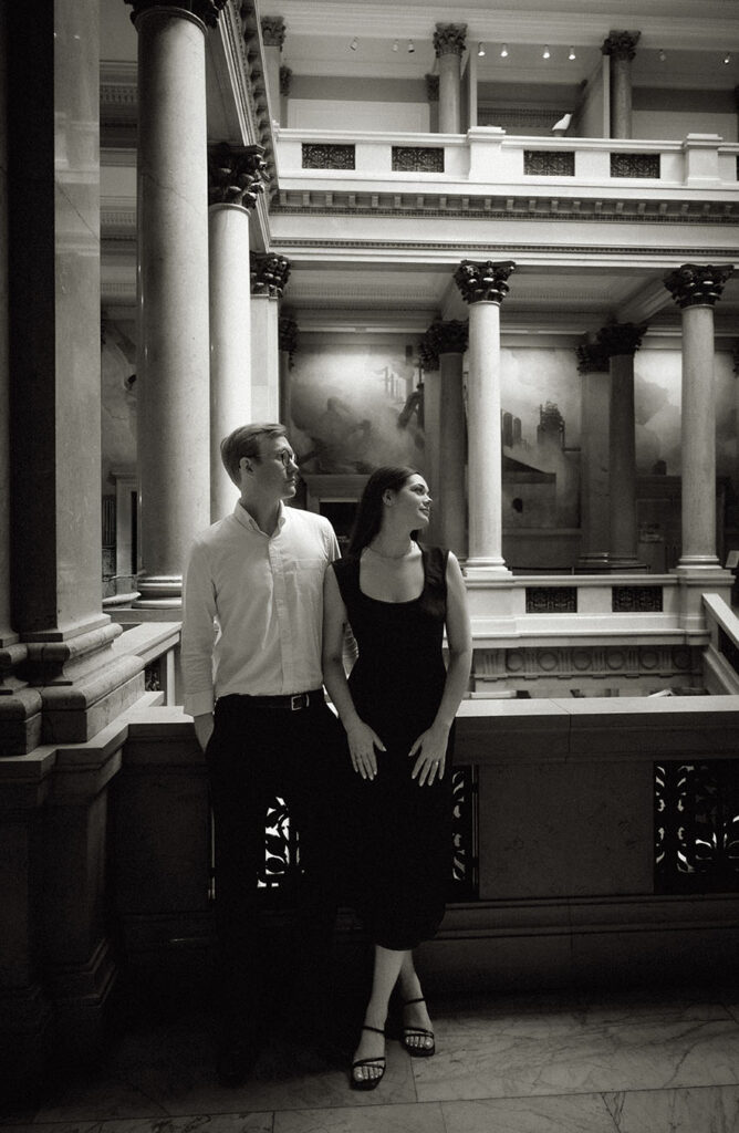 documentary engagement photography Pittsburgh Artistic BW Museum
