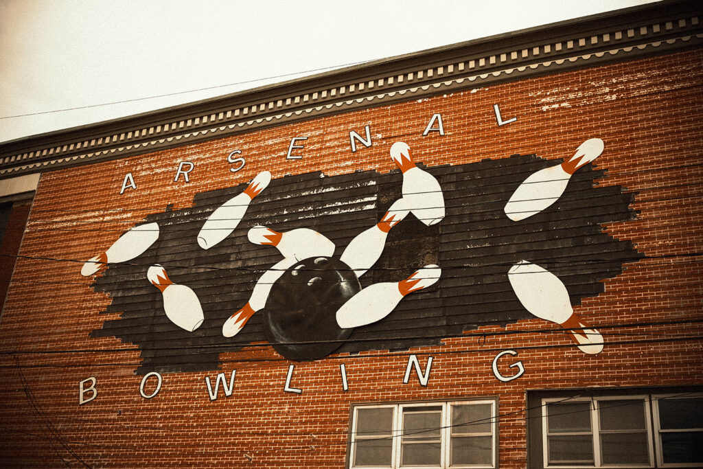 Historic Arsenal Bowl bowling alley in Lawrenceville Pittsburgh