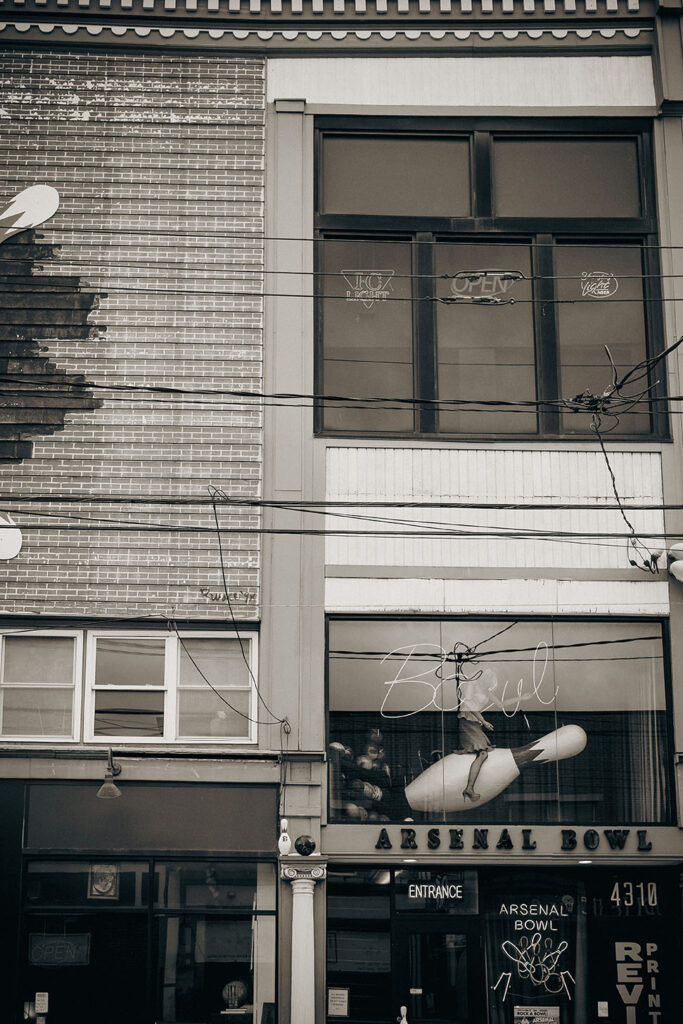 Local Pittsburgh landmark in Lawrenceville neighborhood