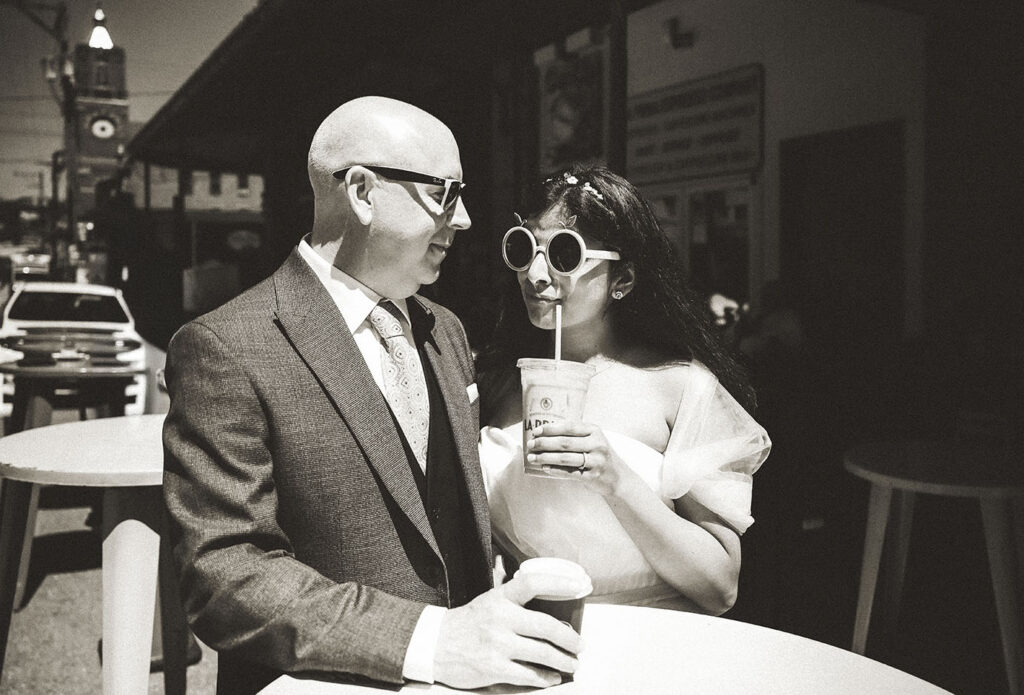The Strip District Couple during the Summer in Pittsburgh