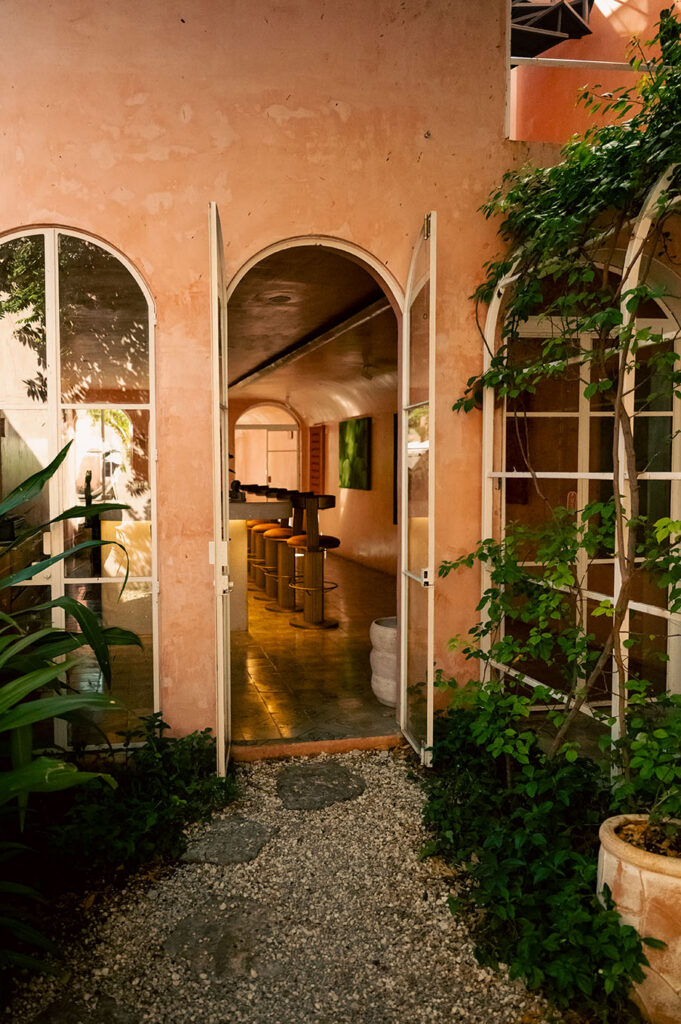 Quiet corner photographed at Casa Amate in Mérida, Mexico